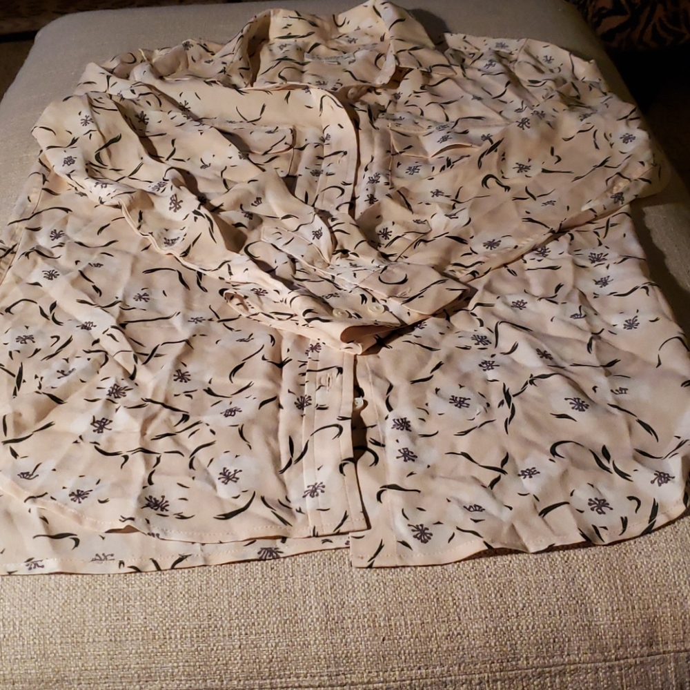 100% silk blouse